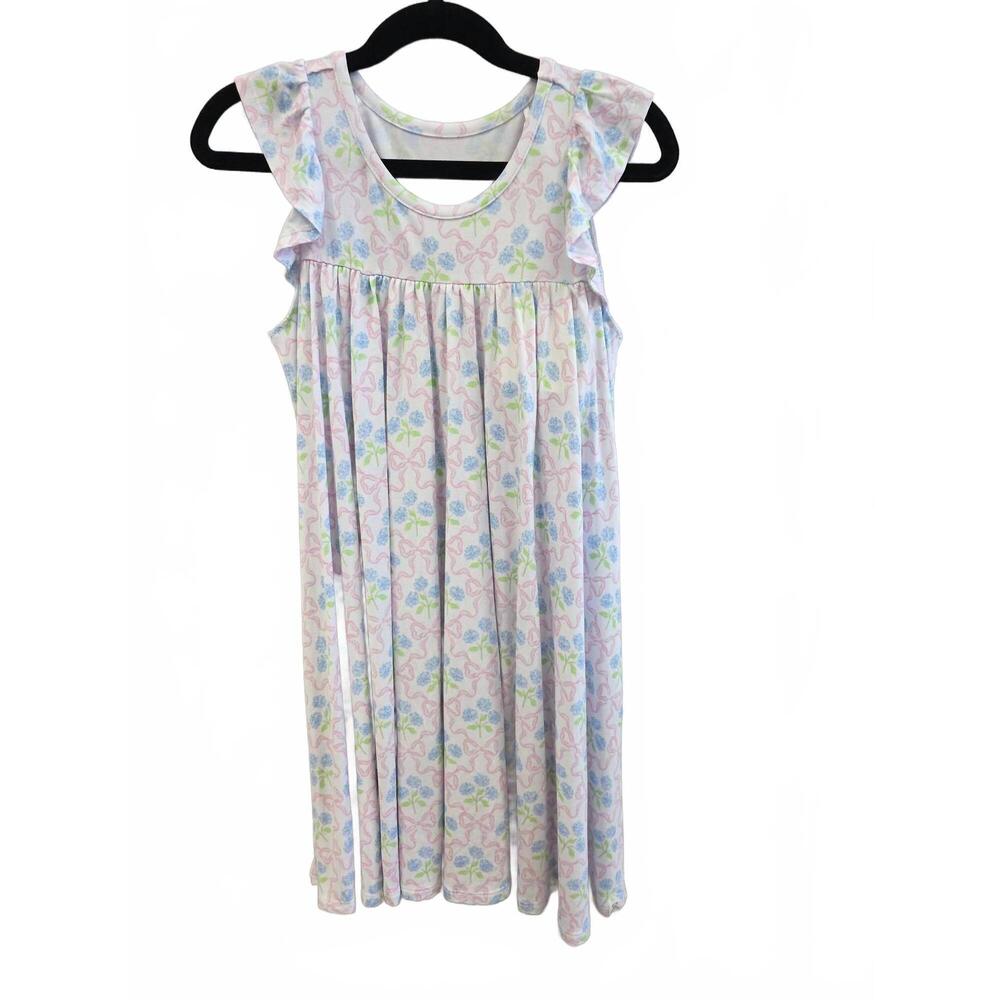 NEW CHARLIES PROJECT girl's hydrangea nightgown in pink multi